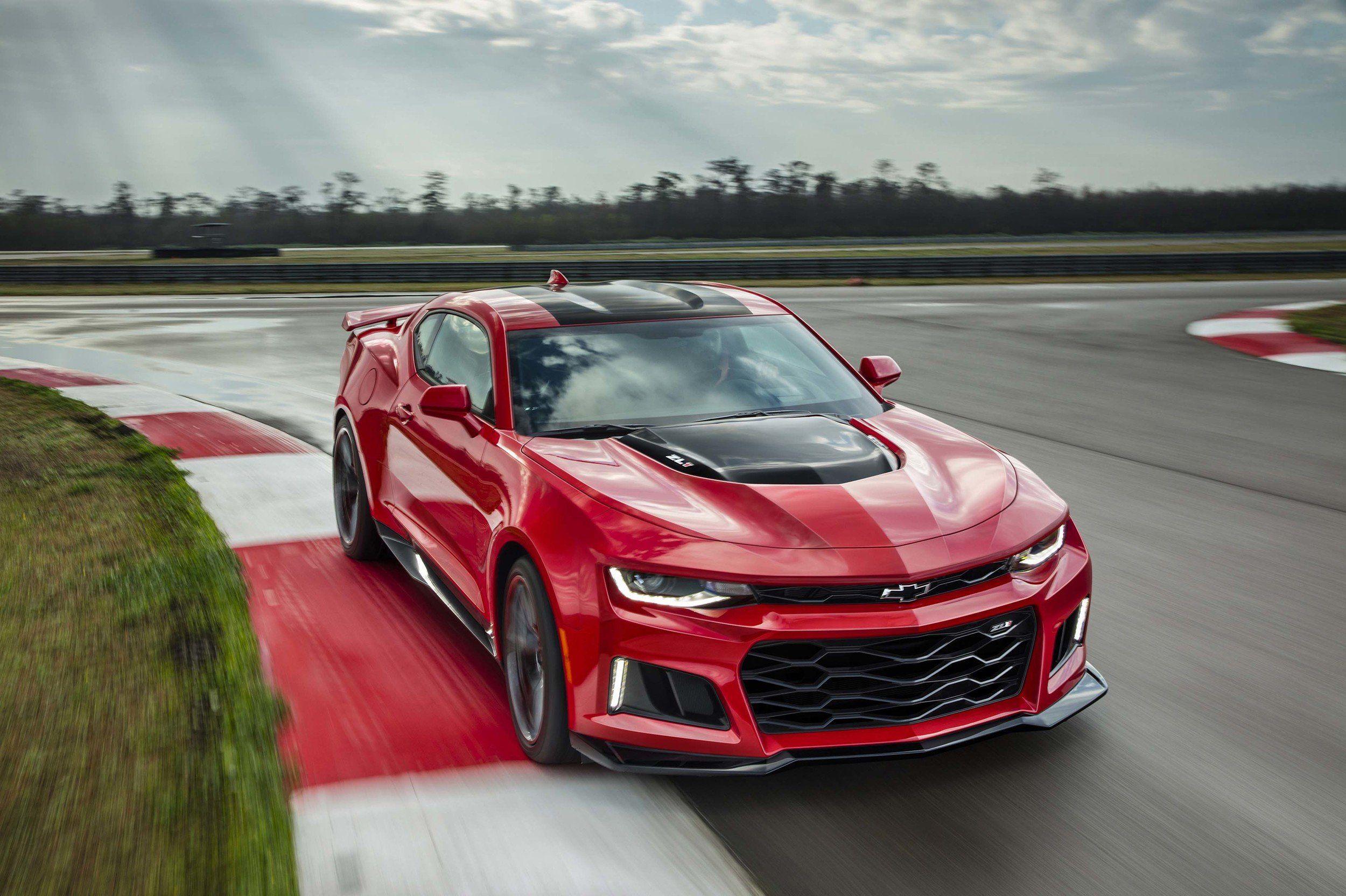 Chevy chevrolet Camaro ZL1 cars coupe red wallpaper