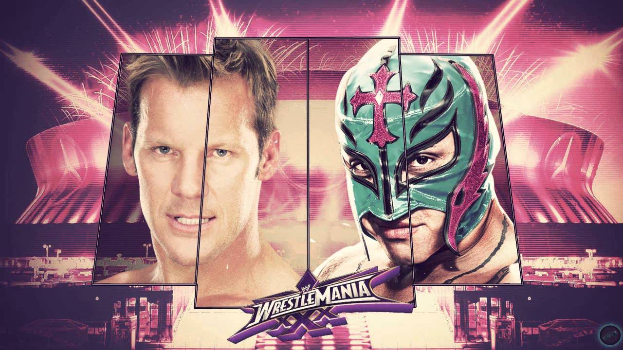2014:WWE Wrestlemania 30 Chris Jericho vs Rey Mysterio Matchcard