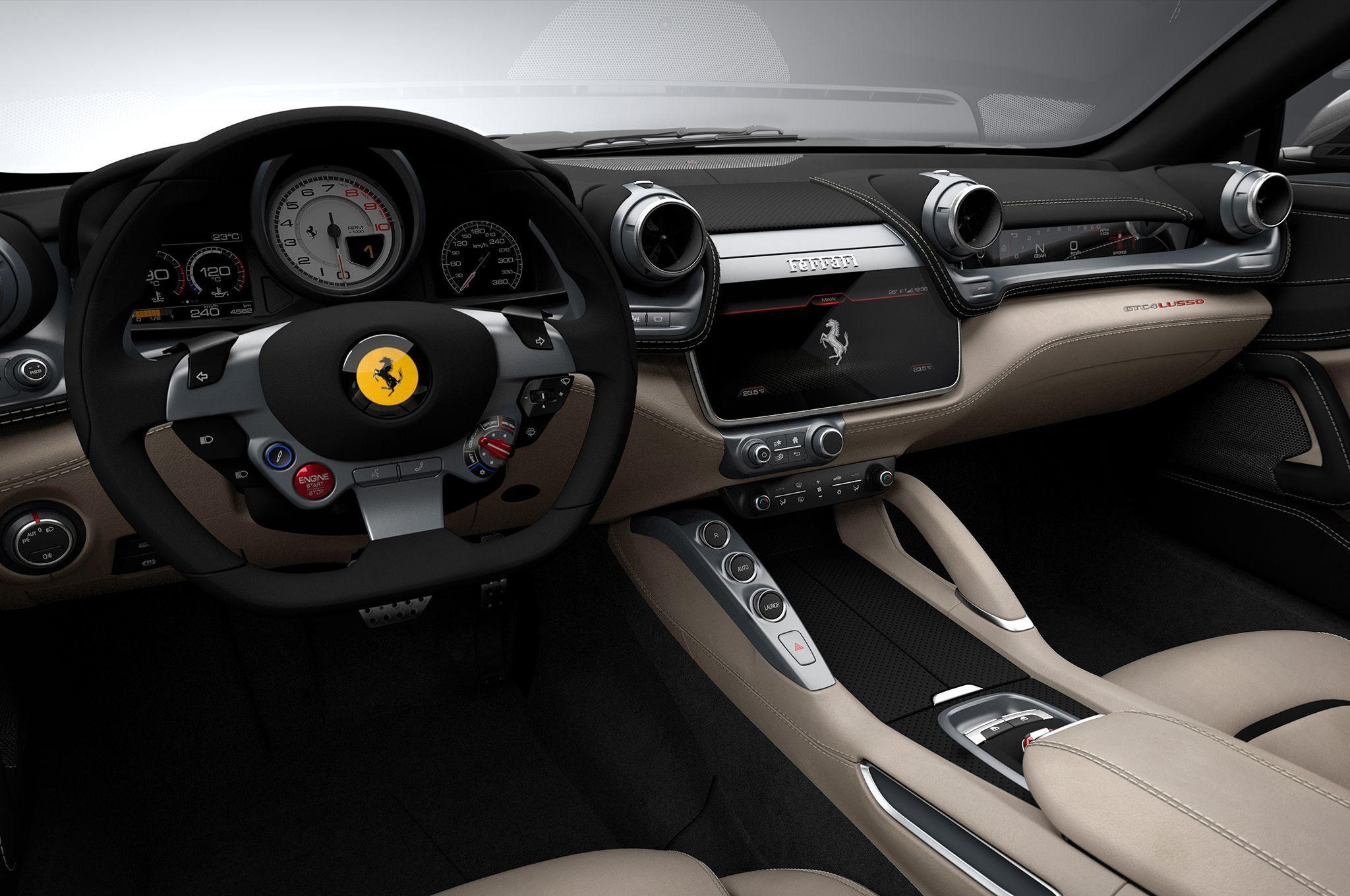 Ferrari GTC4Lusso Interior Desktop Wallpaper Car 23853