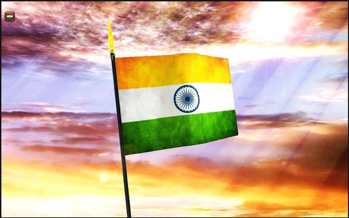 Indian Flag 3D Flower Touch (Ver:1.2) apk Free Download for Android