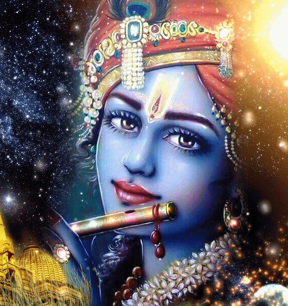 Lord Krishna Animated GIF image, God Krishna 3D Moving HD walls