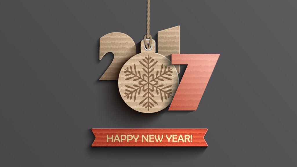 Happy New Year 2017 Full HD Wallpaper Free Download