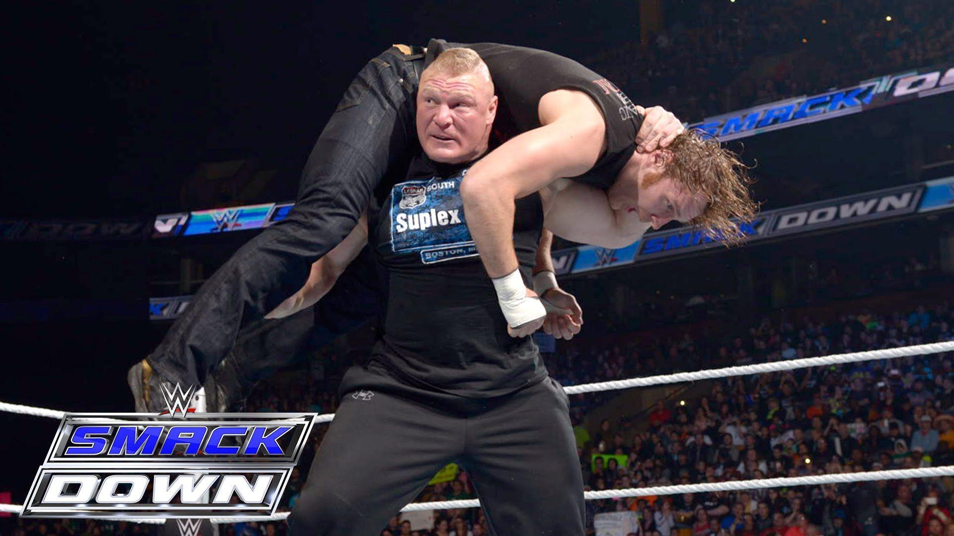 Wyatt Family attack Brock Lesnar on Smackdown