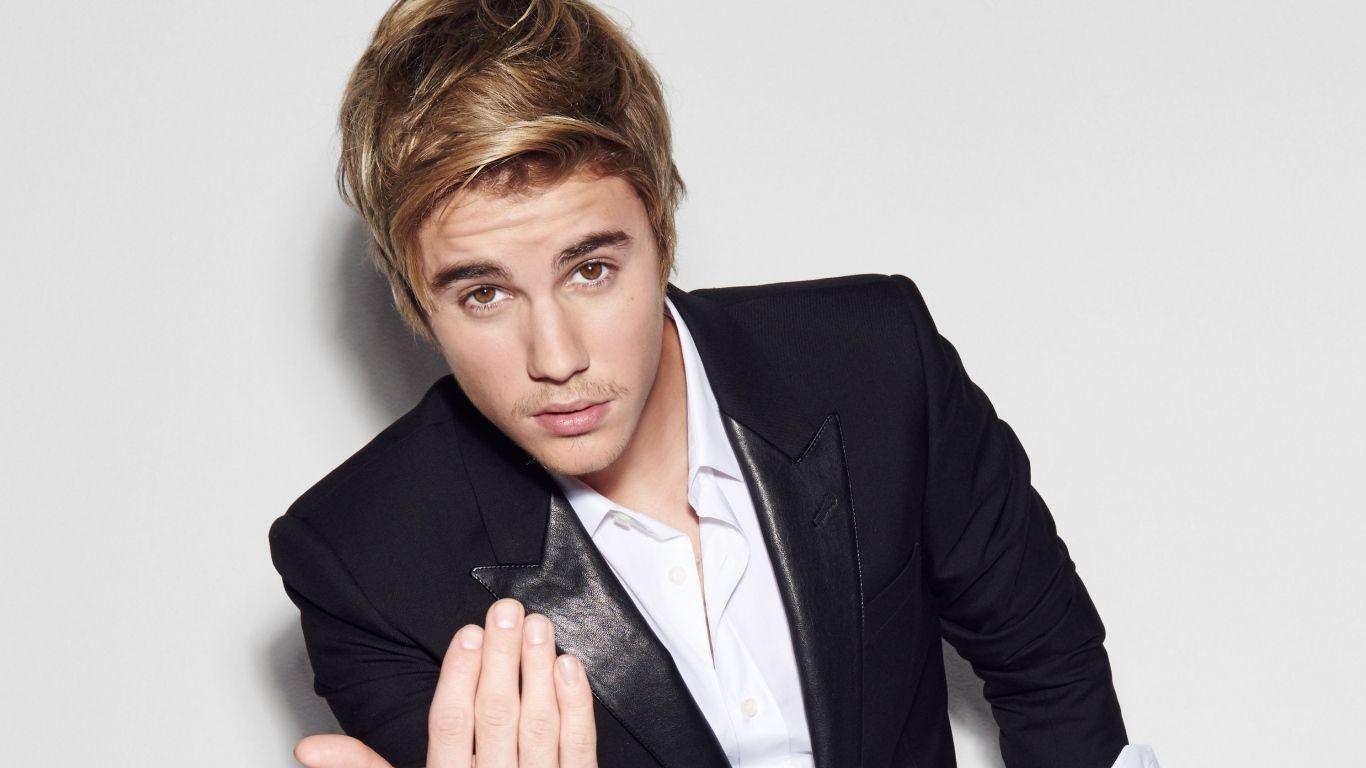 Justin Bieber Black Suit Jacket Singer HD Wallpaper