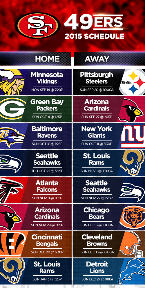 49ers schedule mobile wallpapers