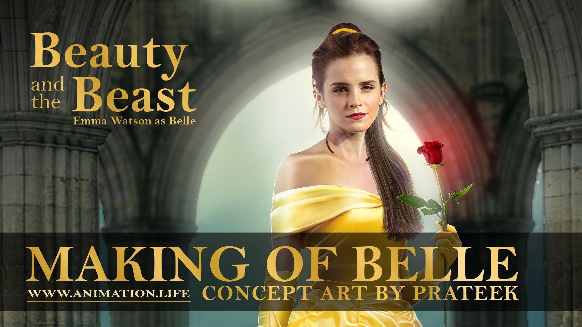 Making of Belle Poster 2017 Beauty and the Beast concept art