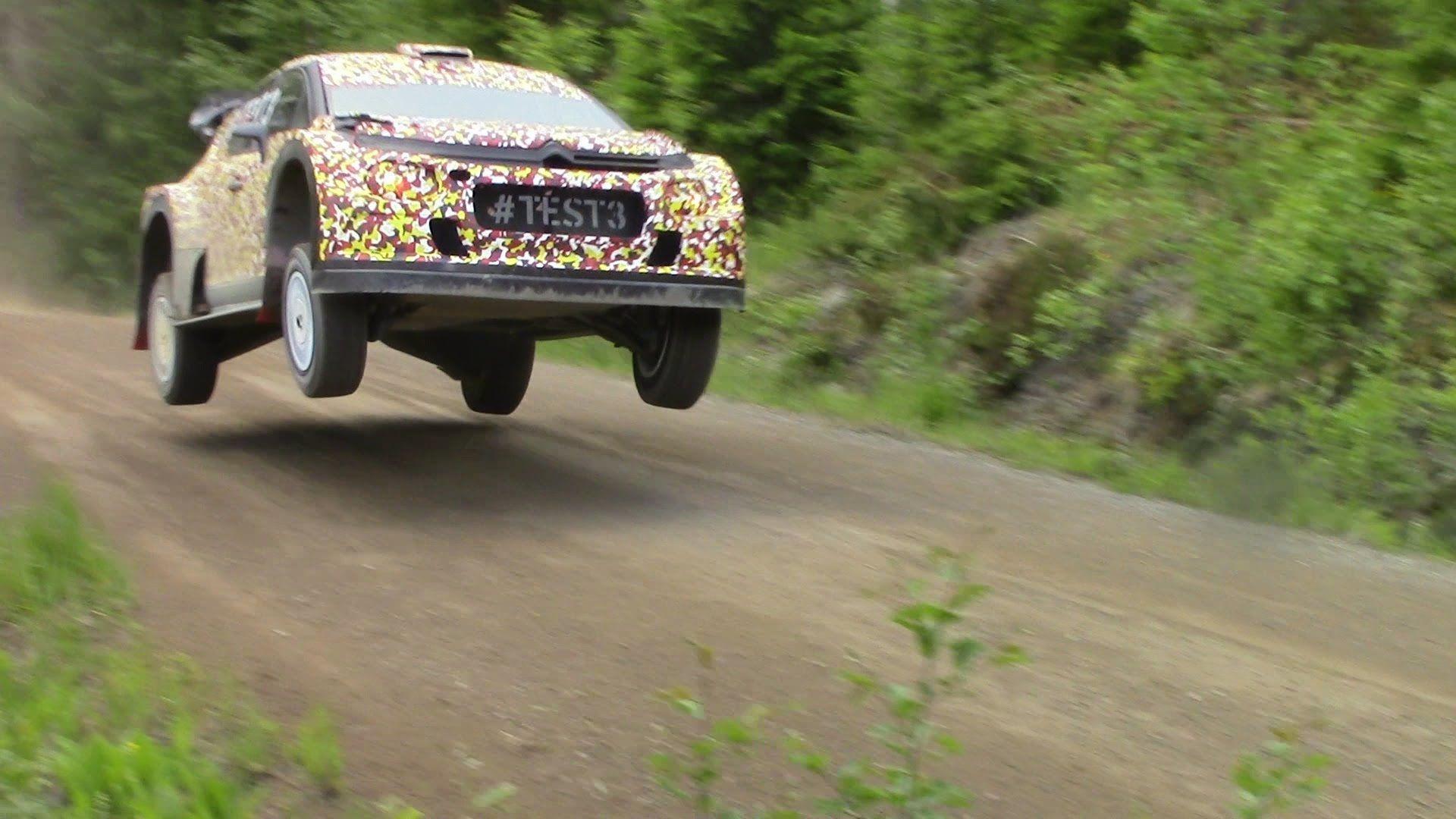 Citroen C3 WRC 2017 test in FINLAND
