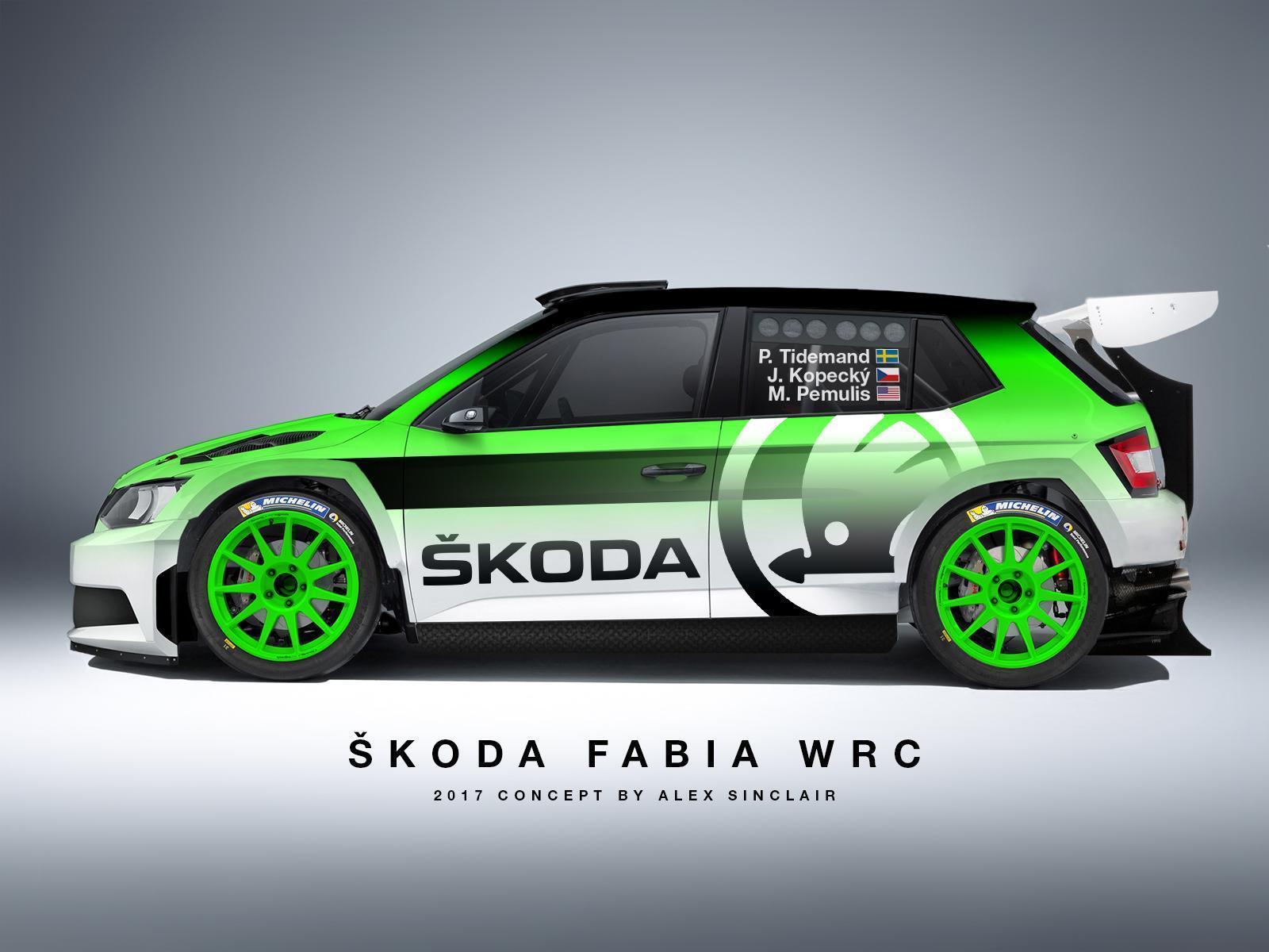 Škoda Fabia WRC 2017 Concept