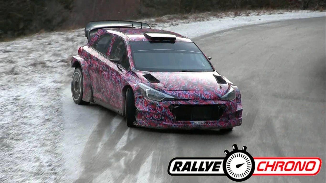 Test Rallye Monte Carlo 2016 Sordo Paddon I20