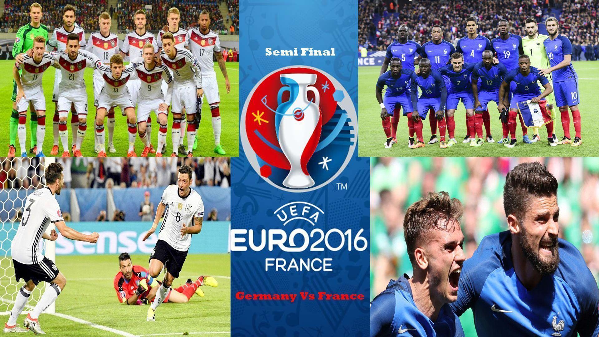 Germany Vs France Semi Final UEFA Euro 2016 Wallpaper