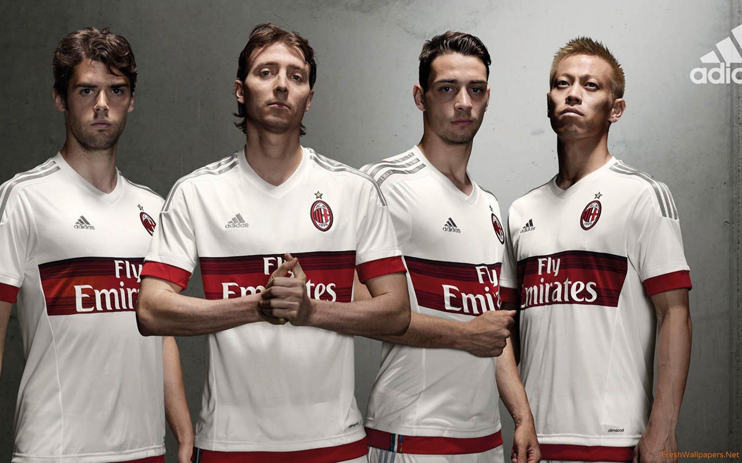 AC Milan 2015 2016 Adidas Away Kit Wallpaper