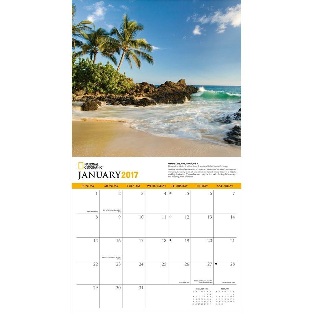 National Geographic Islands Wall Calendar: 9781772180138