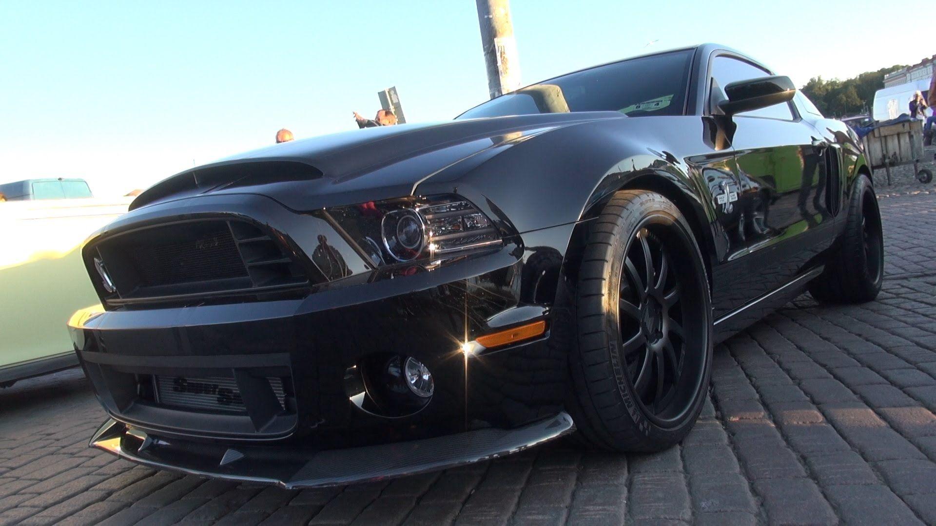 ALL BLACK 850 Hp Shelby GT500 Super Snake And Acceleration