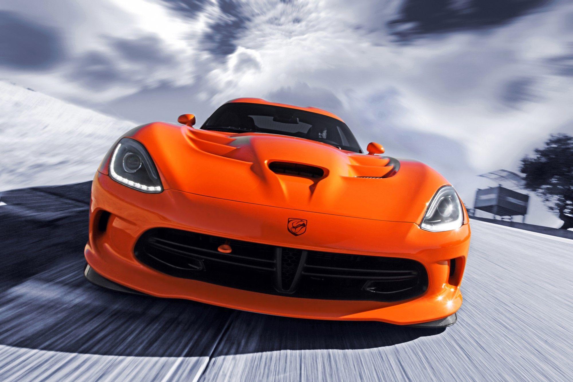 Dodge Viper GTS R Front View Wallpaper