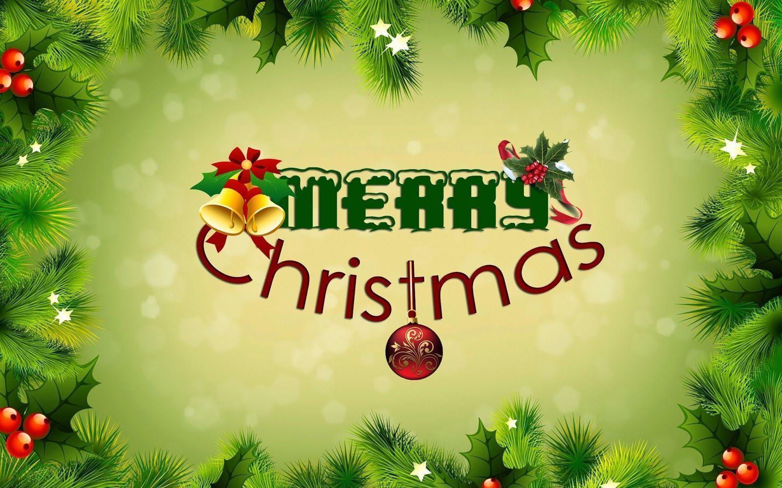 Cute Merry Christmas background Full HD 1080p Wallpaper