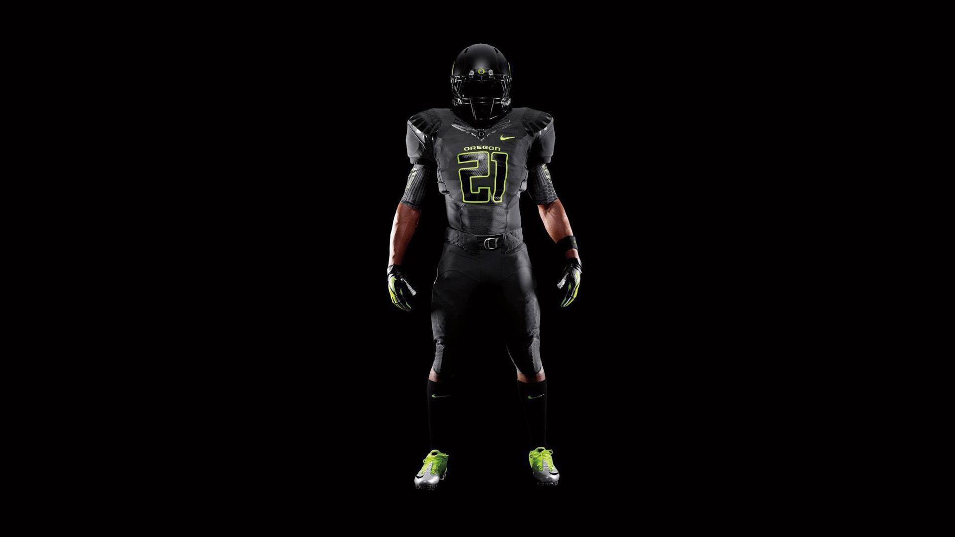 American Football, Black, New Oregon Nike Pro Combat
