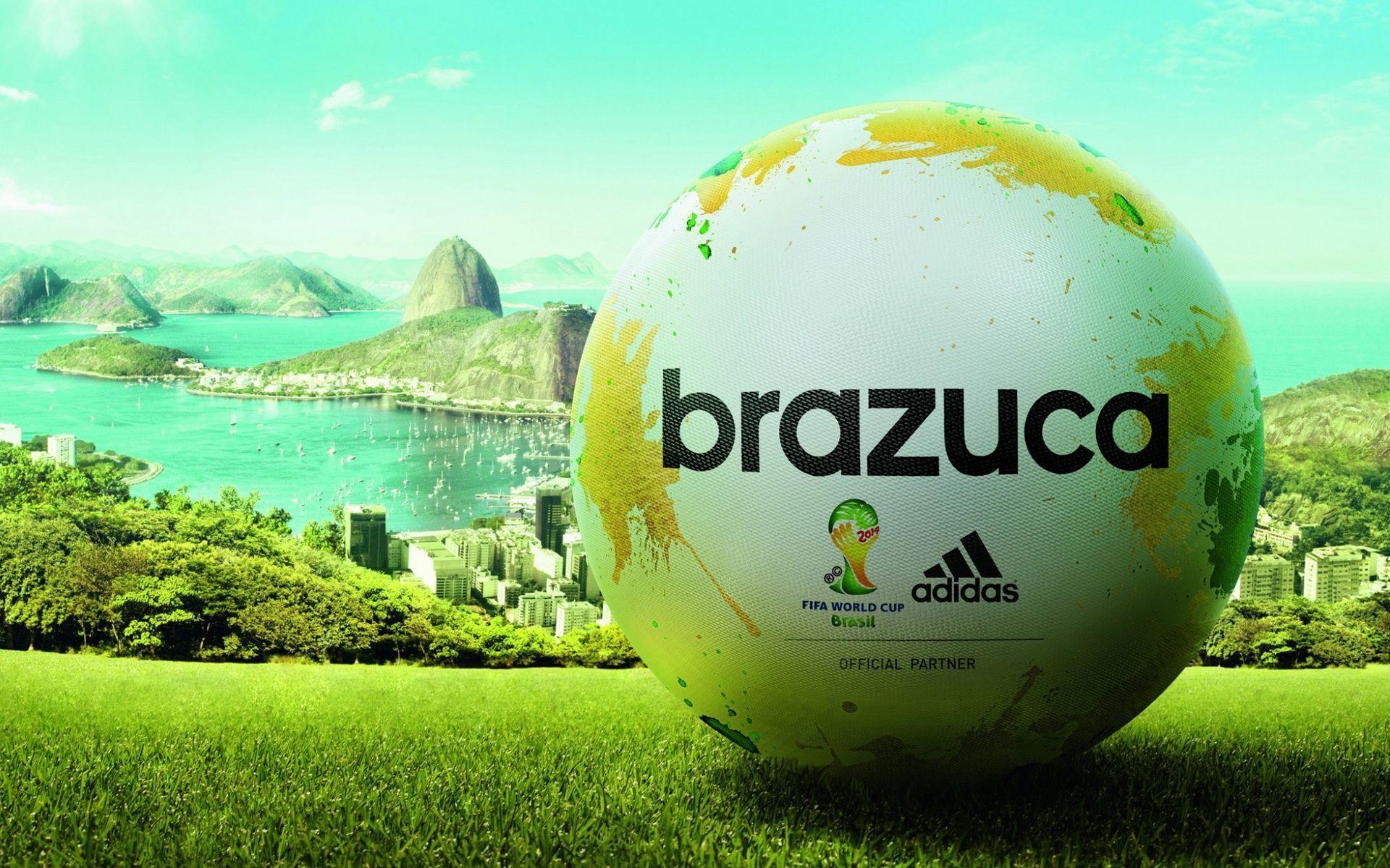 Wallpaper HD Adidas Brazuca Match Ball FIFA World Cup 2014