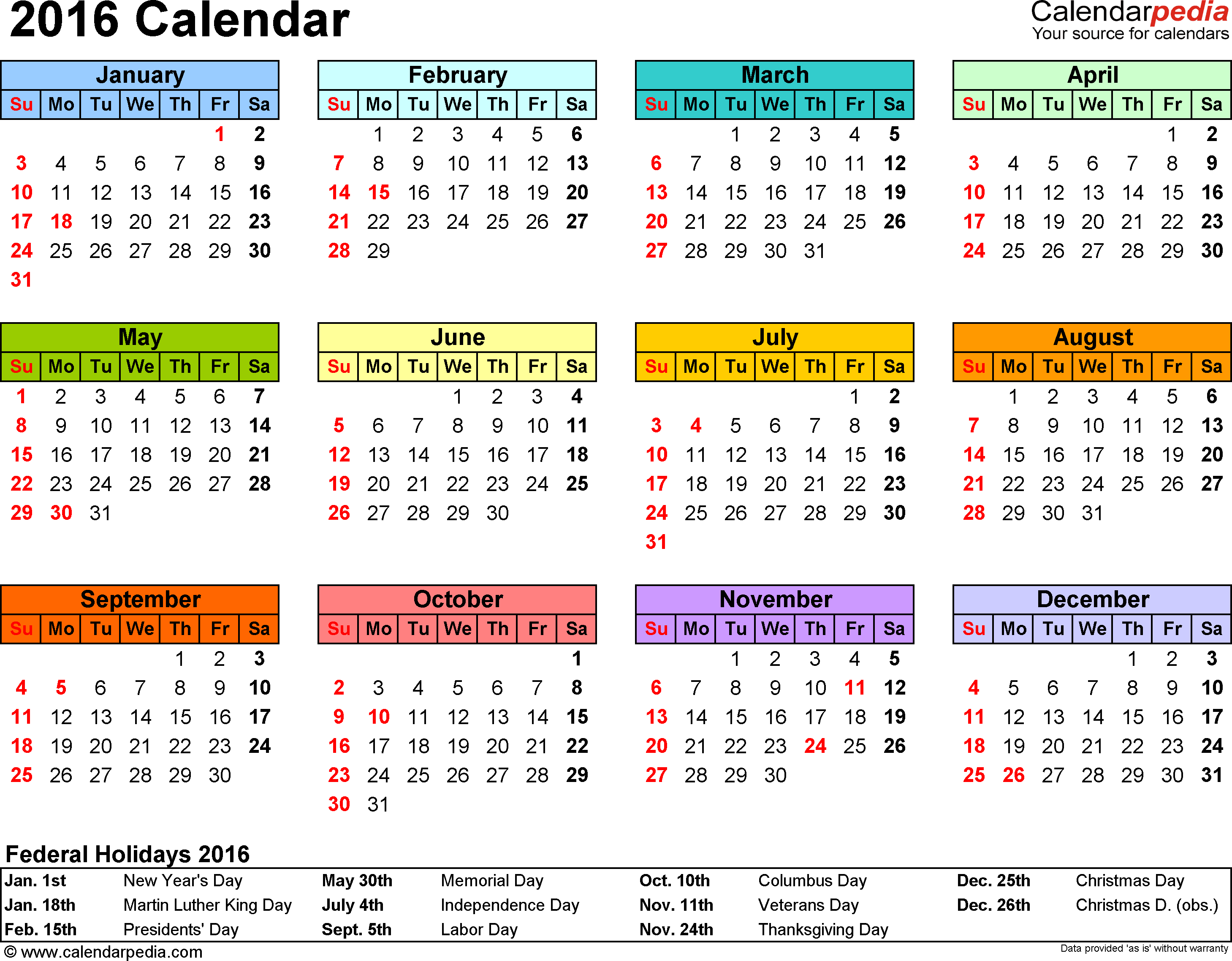 Printable Calendar free monthly printable 2017 calendar