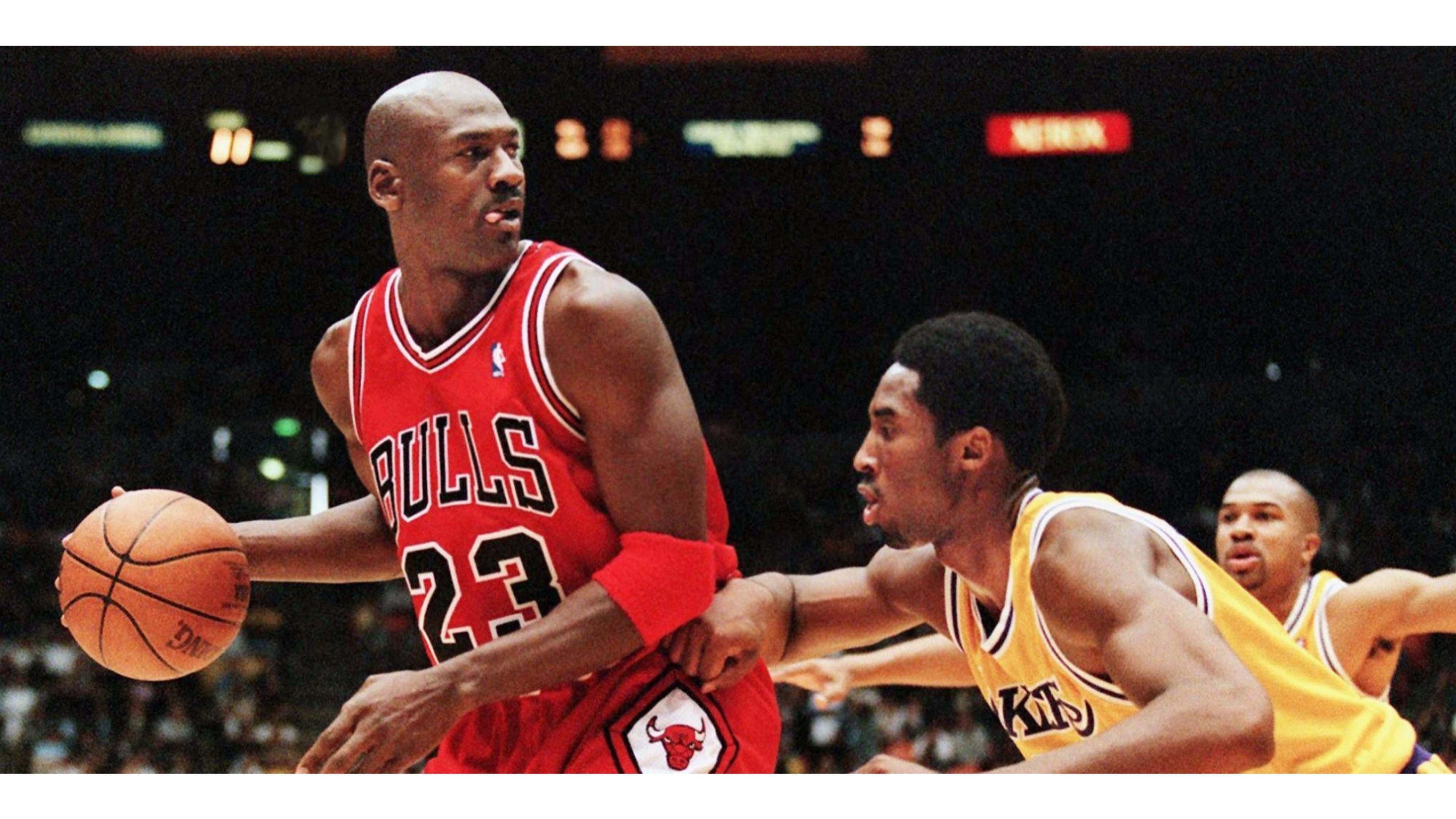 Kobe Bryant vs Michael Jordan 4K Wallpaper. Free 4K Wallpaper