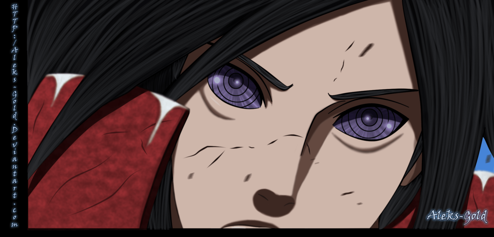 Uchiha Madara Mangekyou Sharingan and Rinnegan