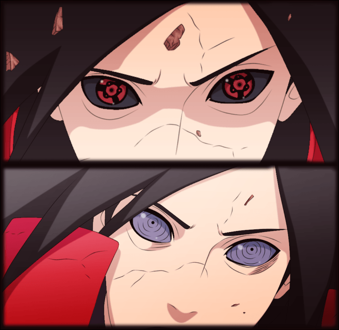 Uchiha Madara Mangekyou Sharingan and Rinnegan