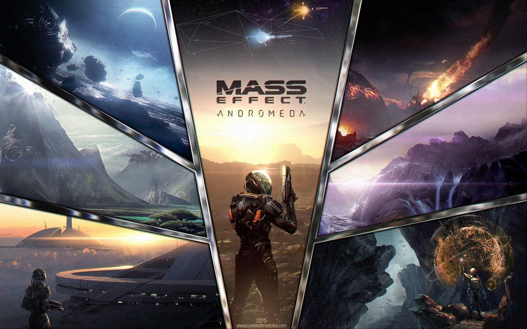 Wallpaper Mass Effect, Andromeda, 2017 Games, PC, PS4, Xbox, Games