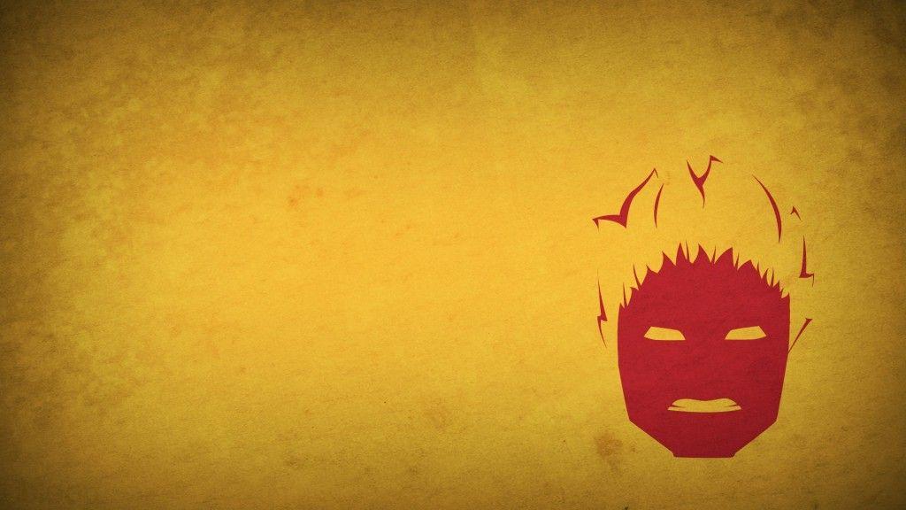 superhero faces Fireman