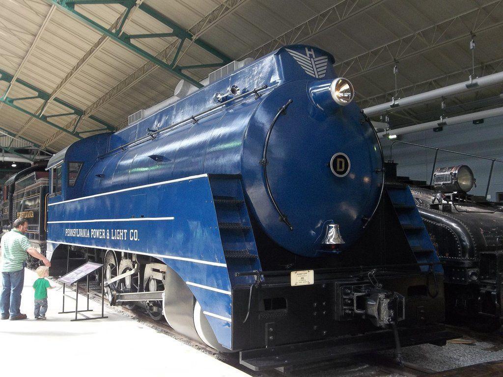 A Blue Fireless Tank Engine