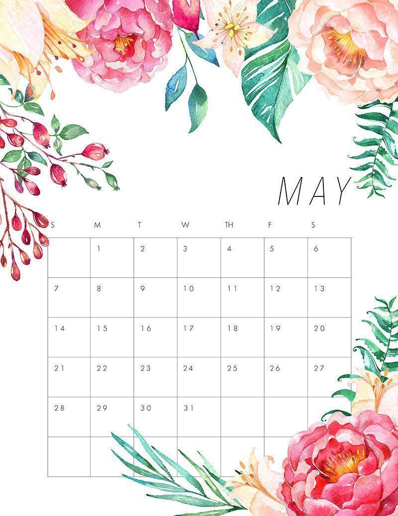 May 2017 calendar