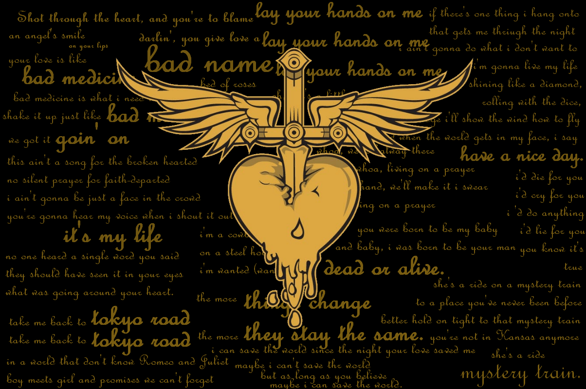 image For > Bon Jovi Logo Wallpaper