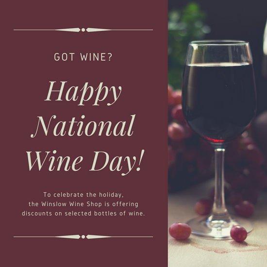 National Wine Day 2021 Images Festivals & Events News National Wine