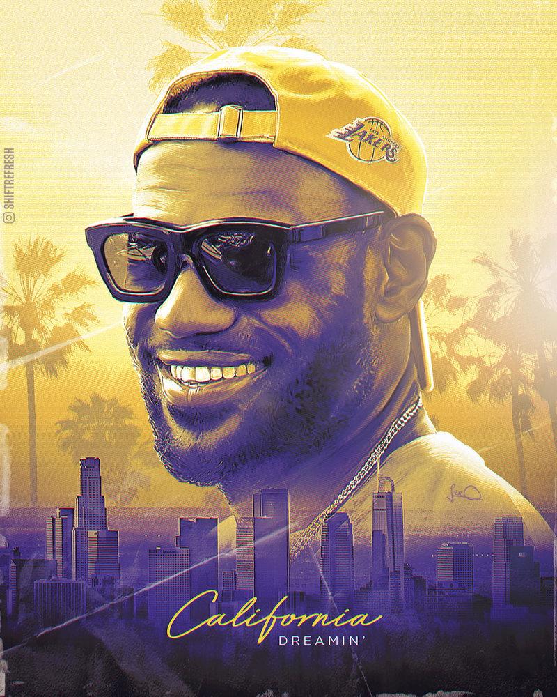 Lebron James Angeles Lakers Wallpapers - Wallpaper Cave