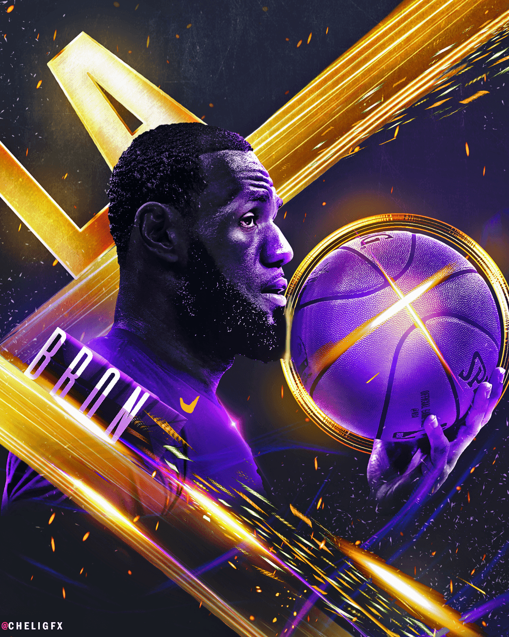 Lebron James Lakers Wallpapers Wallpaper Cave