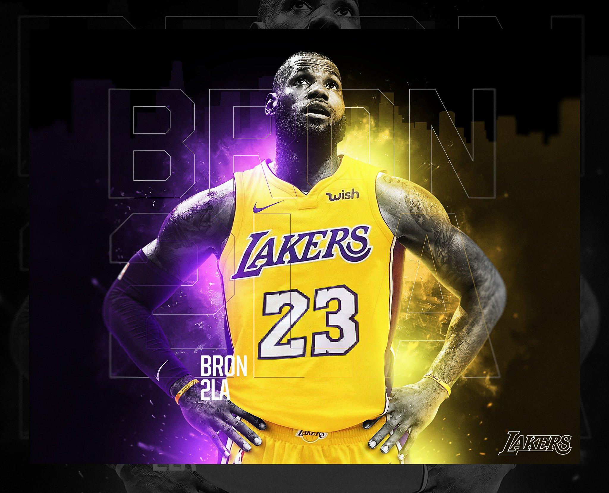 Lebron James Angeles Lakers Wallpapers - Wallpaper Cave