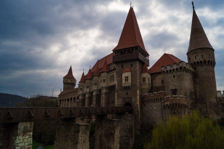 Corvin, Castle, Romania, Landscape, Architecture, Sky, Transylvania, Hunyadi HD, Castle, Romania, Landscape, Architecture, Sky, Transylvania