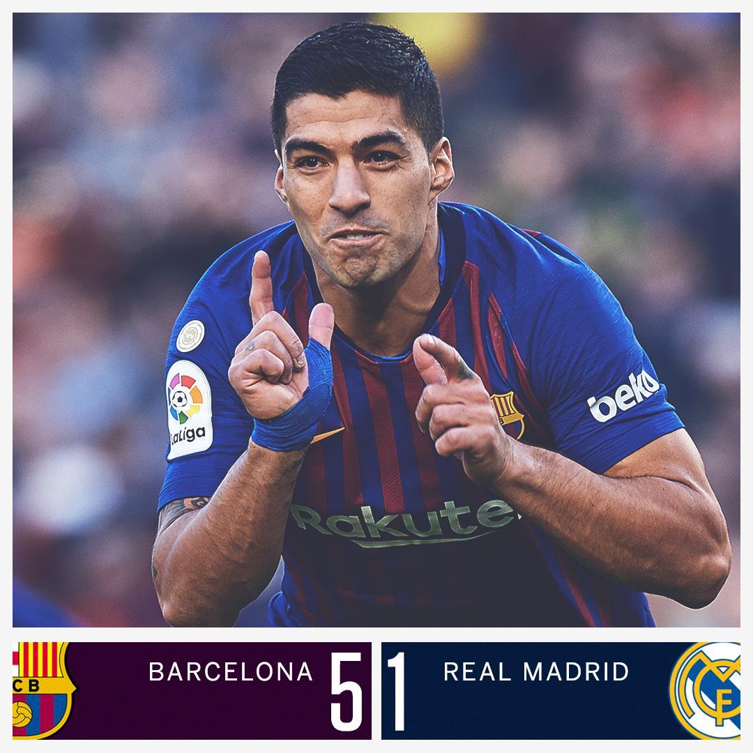 FC Barcelona Vs Real Madrid 5 1