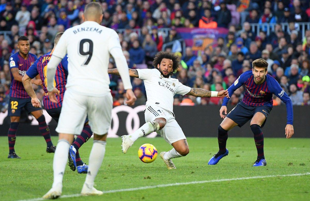 FC Barcelona vs Real Madrid Marcelo