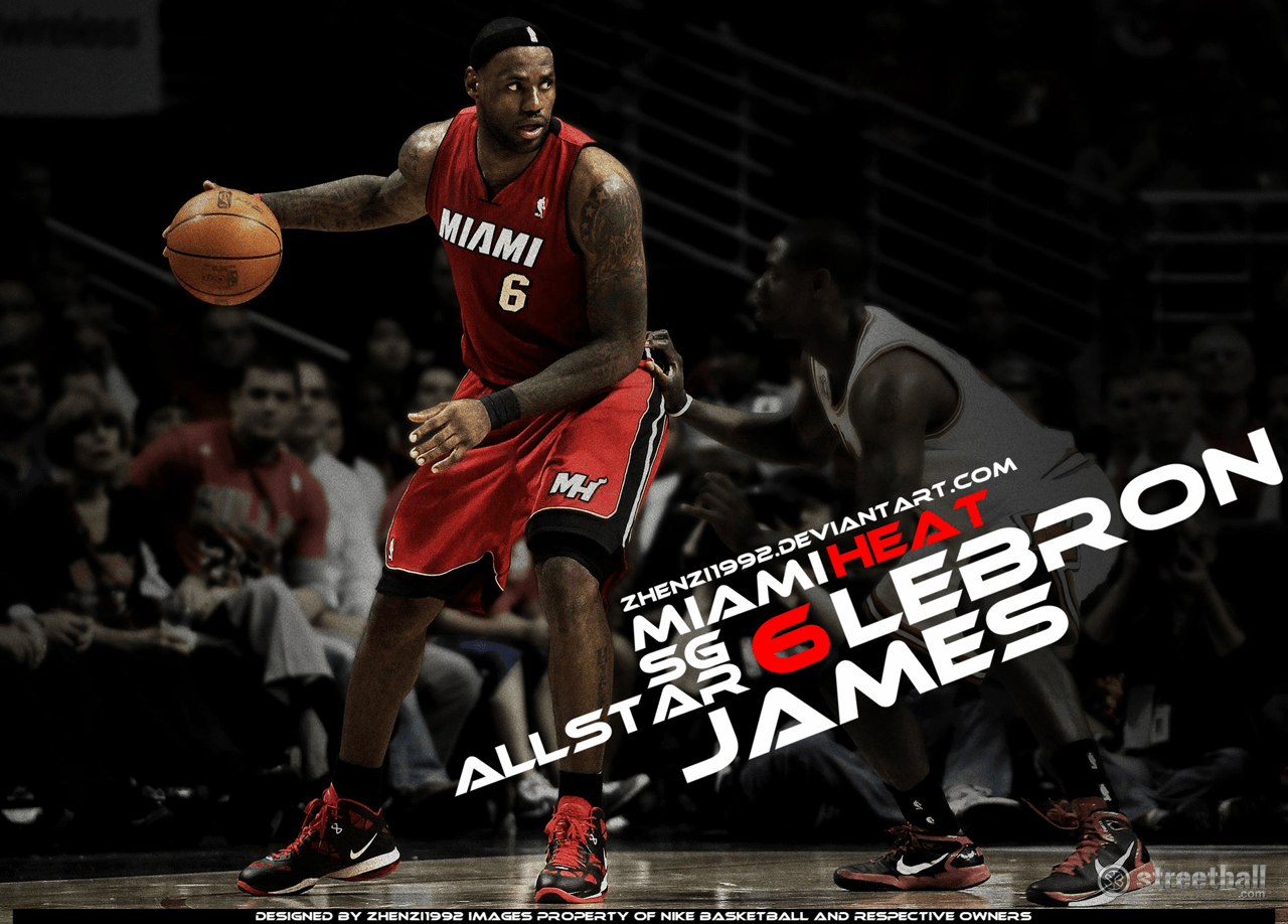 King James Miami Heat Wallpaper 2012