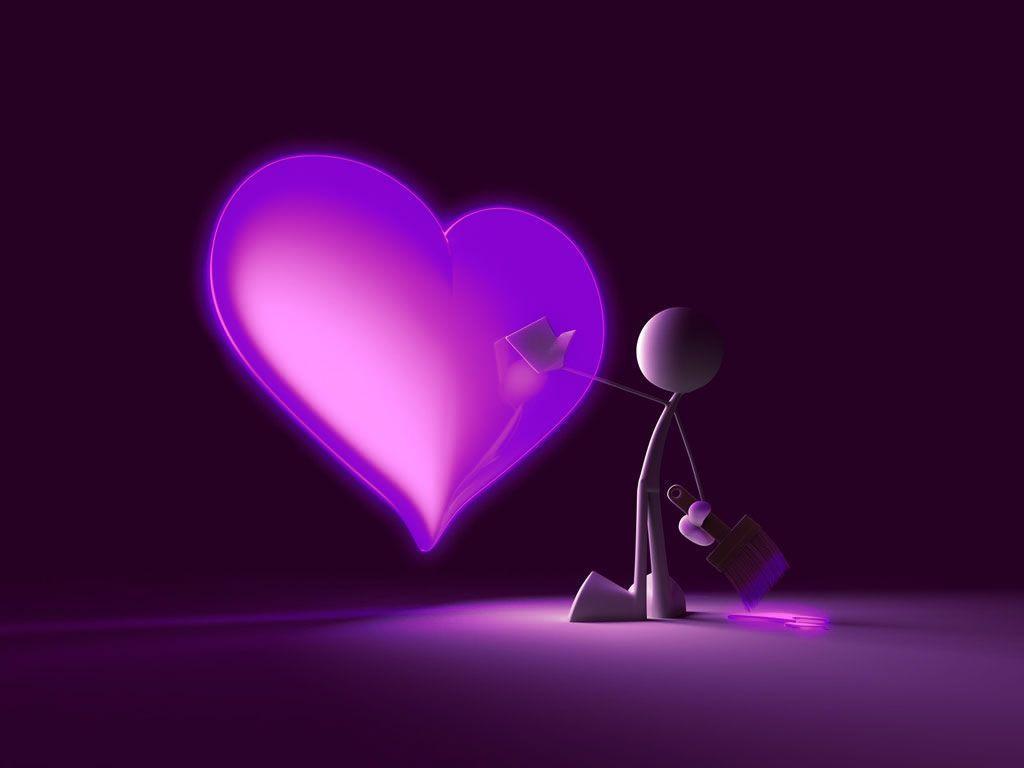 Wallpaper Love Purple 23661 HD Wallpaper in Love n Romance
