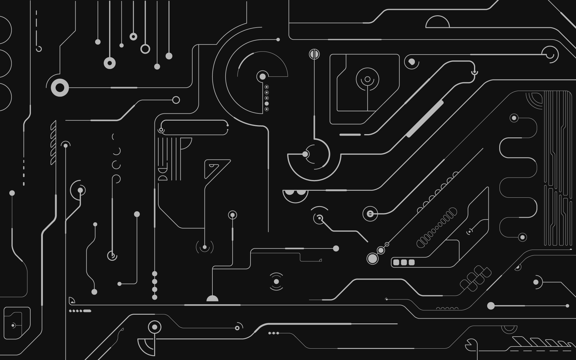 Wallpaper For > Black Technology Wallpaper