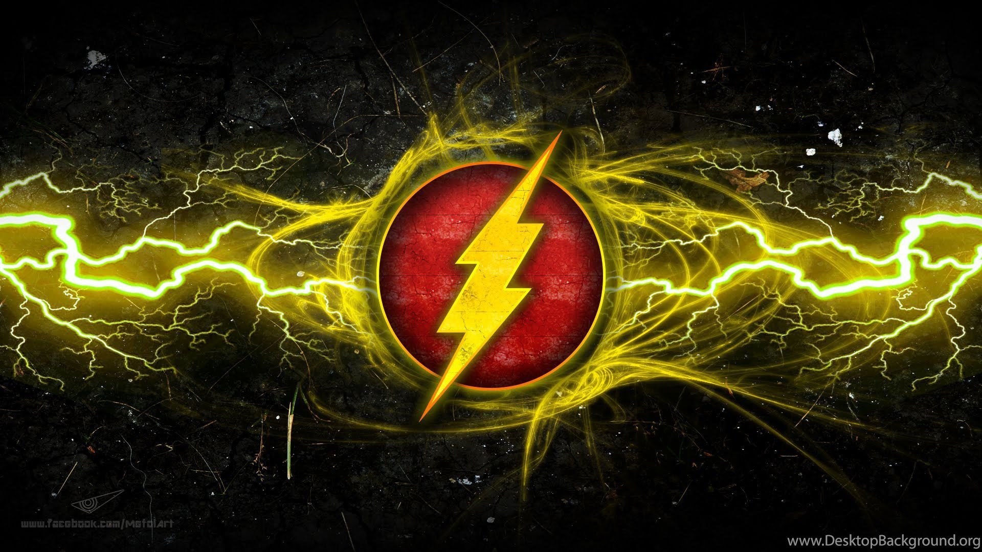 The Flash Logo Desktop Wallpaper Desktop Background