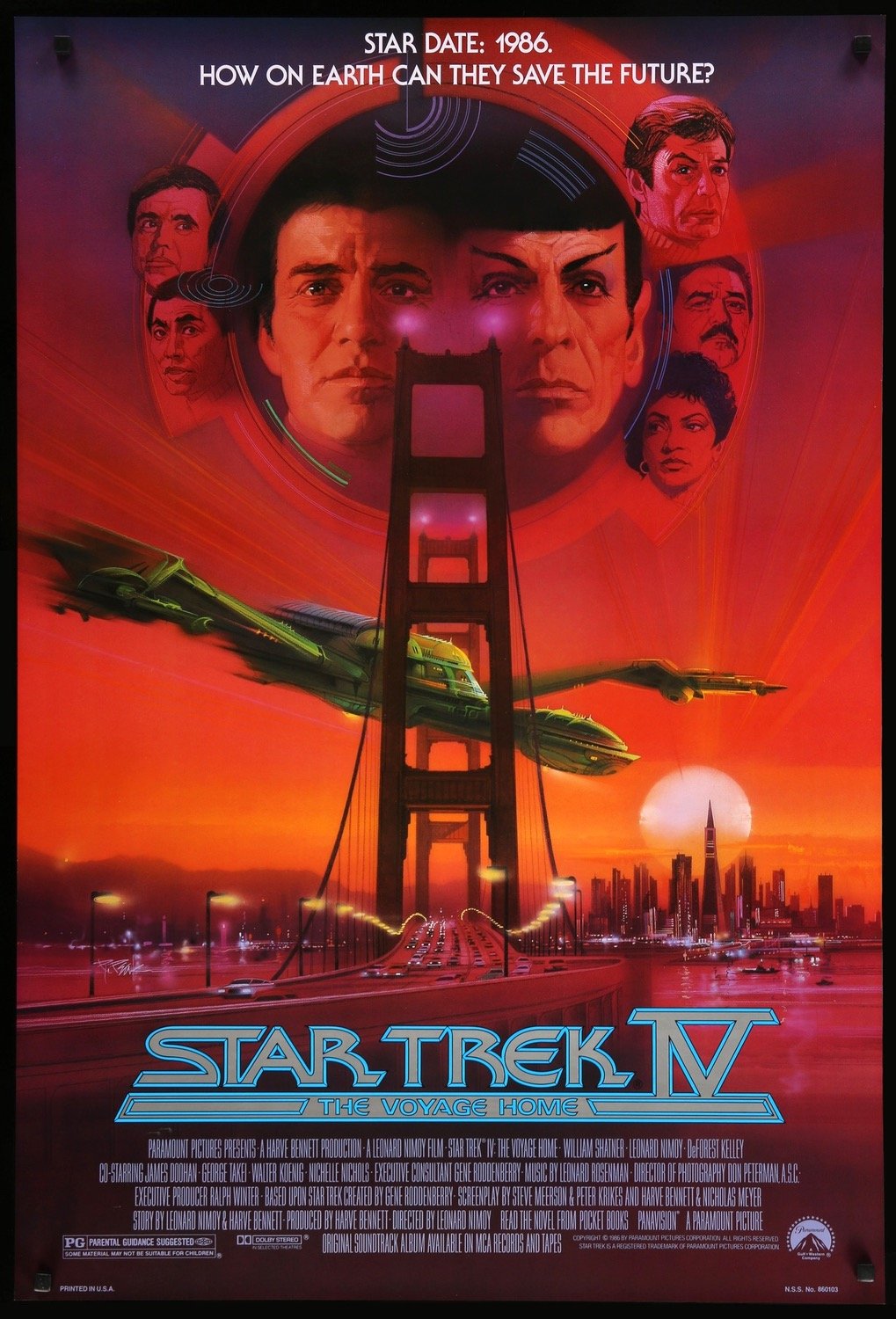 Star Trek IV: The Voyage Home 4K UHD Blu Ray Screenshots (Paramount Picture)