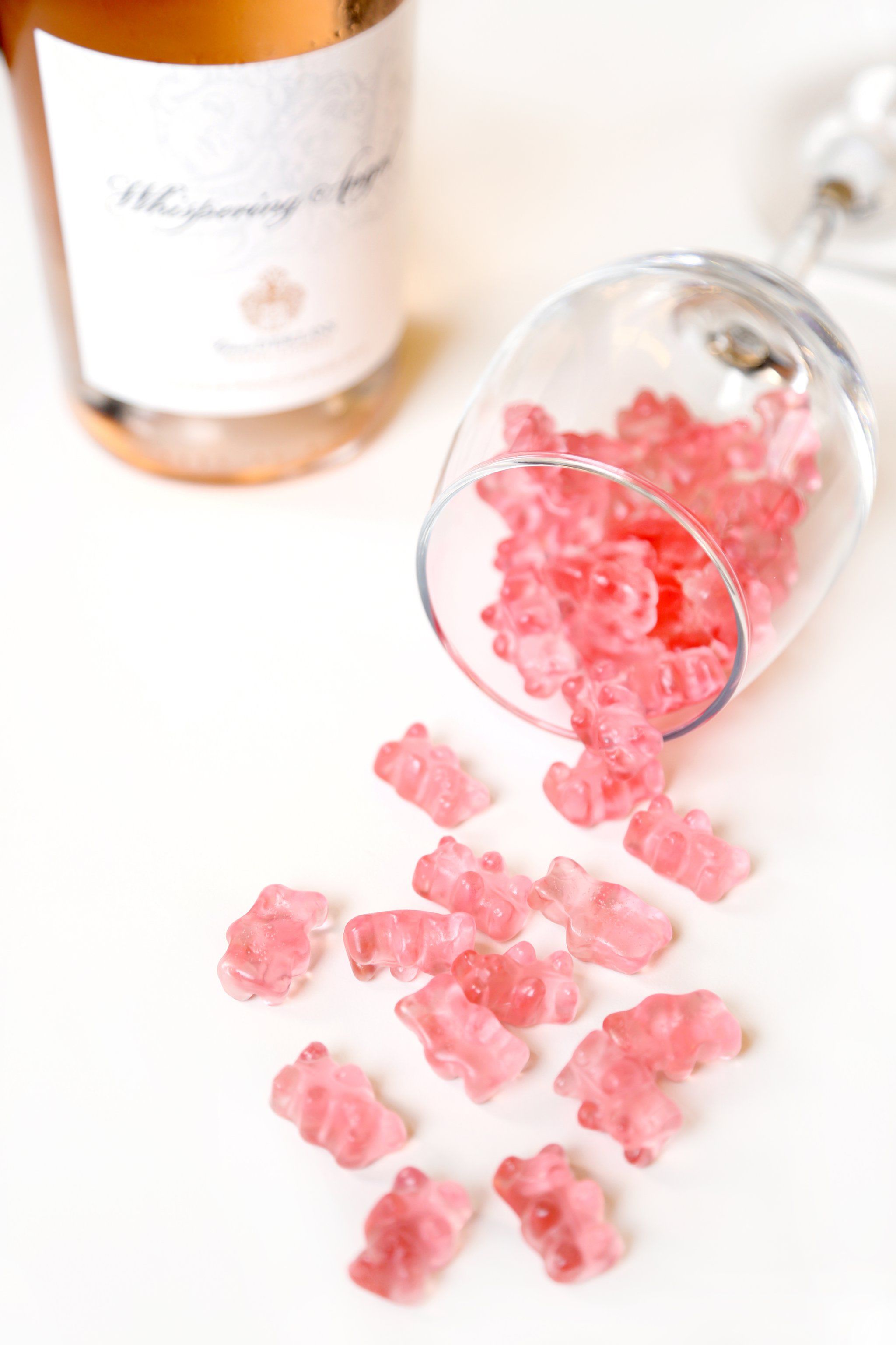 Why You Are Going to Want to Put Yourself on the Rosé Gummy Bear Wait List Pronto. Gummy bears, Gummies, Champagne gummy bears
