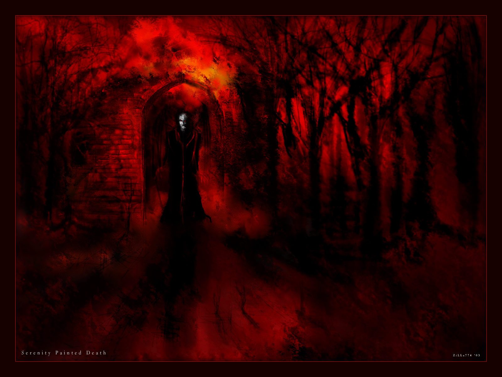 Red Horror Wallpapers Wallpaper Cave