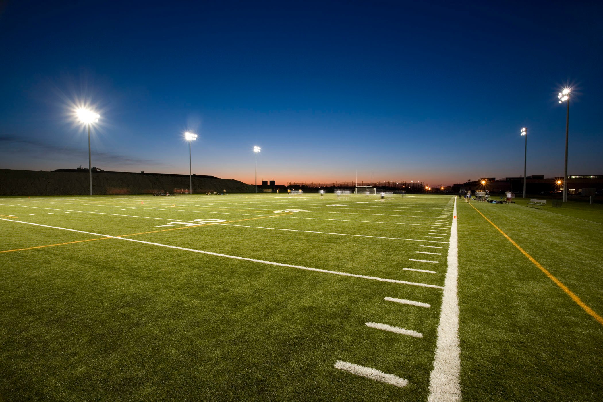 Download High School Football Wallpaper Gallery Data Src Field At Night