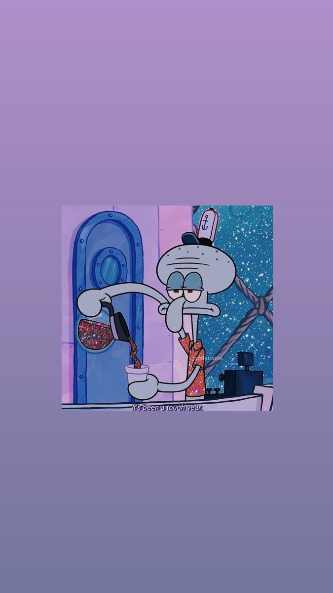 Aesthetic Squidward Wallpaper