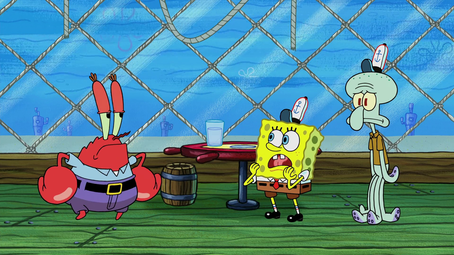 Mr Krabs, Spongebob and Squidward wallpaper Squarepants Wallpaper