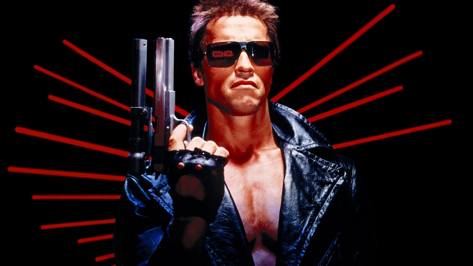 #movies, #Terminator, #Arnold Schwarzenegger, #gun, #movie poster, #cyborg, wallpaper HD Wallpaper