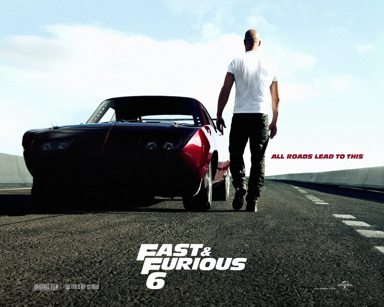 Fast & Furious 6 Movie Poster desktop PC and Mac wallpaper