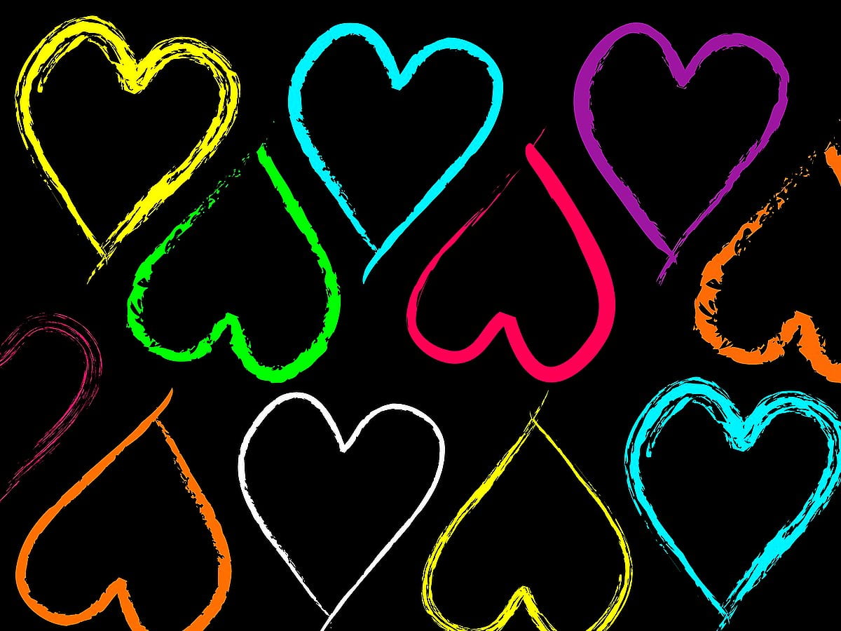 Wallpaper Heart, Love, Digital Art. TOP Free background